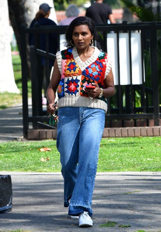 Mindy Kaling at the Park in Los Angeles 05/21/2023