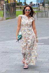 Myleene Klass in a Floral Dress at the Kings Coronation in London 05/08/2023