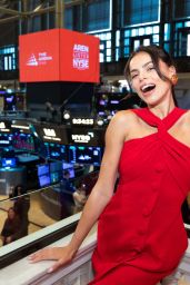 Olivia Dunne, Brooks Nader and Yumi Nu - Ringing the Opening Bell at the New York Stock Exchange with Sports Illustrated Swimsuit 05/18/2023