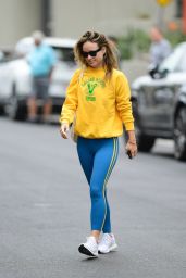 Olivia Wilde in a Yellow Sweatshirtin Los Angeles 05/24/2023