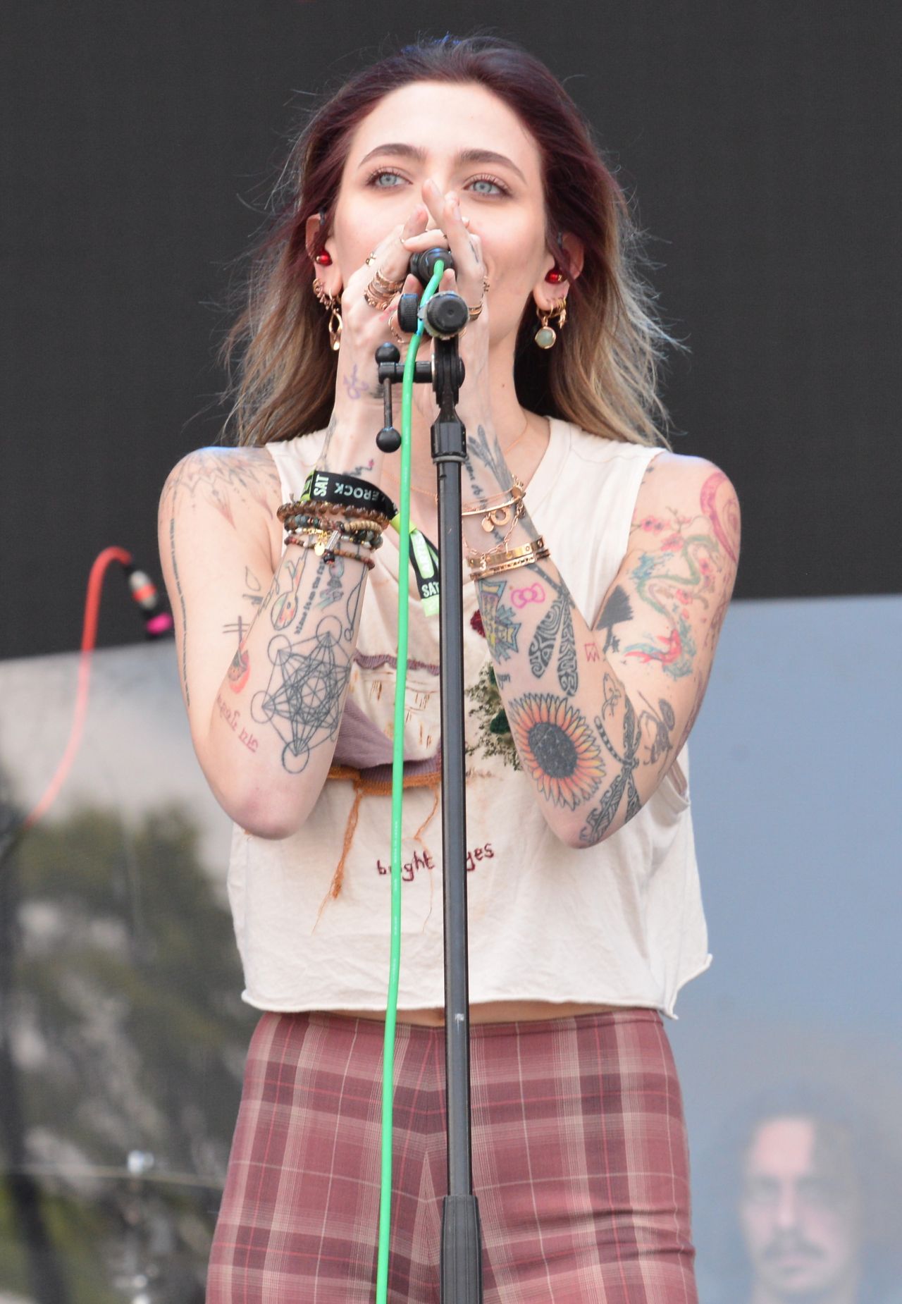 Paris Jackson - Performs on the Jam Cellars Stage on Day Two of ...