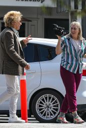 Penny Lancaster and Rod Stewart - Out in Bel Air 05/12/2023