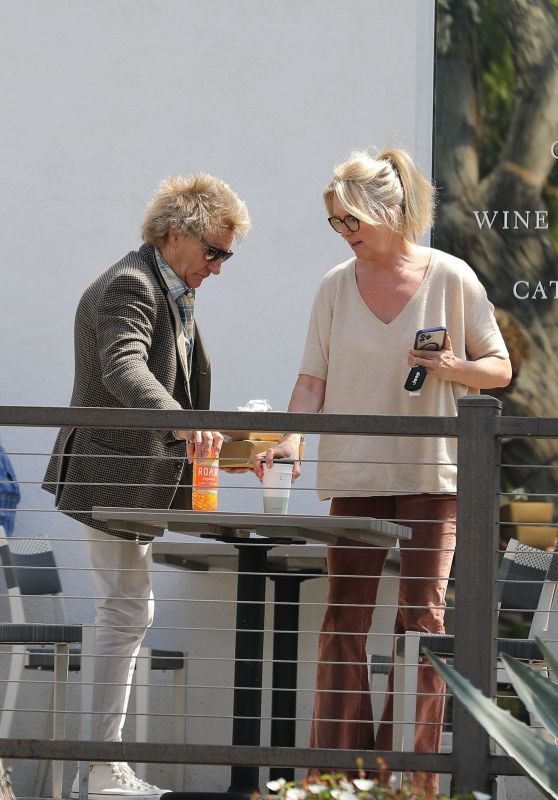 Penny Lancaster and Rod Stewart - Out in Bel Air 05/12/2023