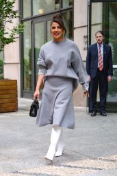 Priyanka Chopra in a Grey Outfit - New York 05/04/2023