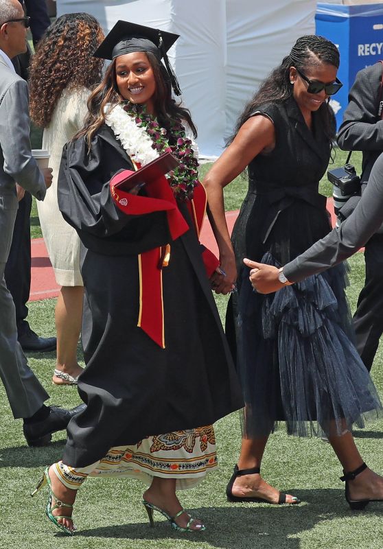 Sasha Obama - Graduates USC in Los Angeles 05/13/2023