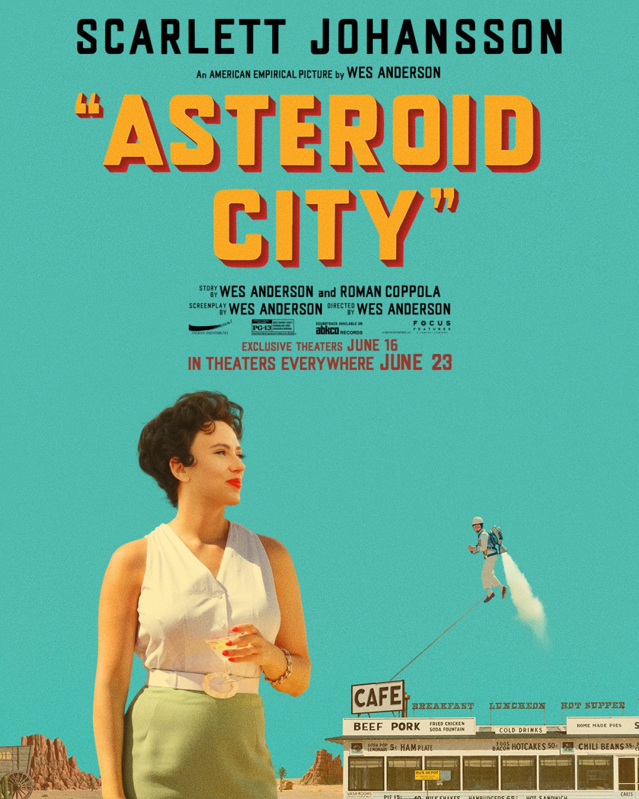Scarlett Johansson "Asteroid City" Poster and Trailer • CelebMafia