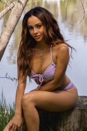 Vanessa Morgan Bikini Photo Shoot - Cupshe x Vanessa "River Collection" May 2023