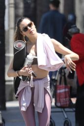 Alessandra Ambrosio in Yoga Ready Clothes in Santa Monica 06/08/2023
