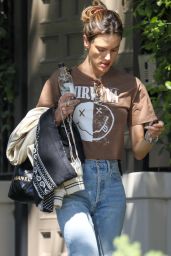 Alessandra Ambrosio Street Style - Santa Monica 06/26/2023