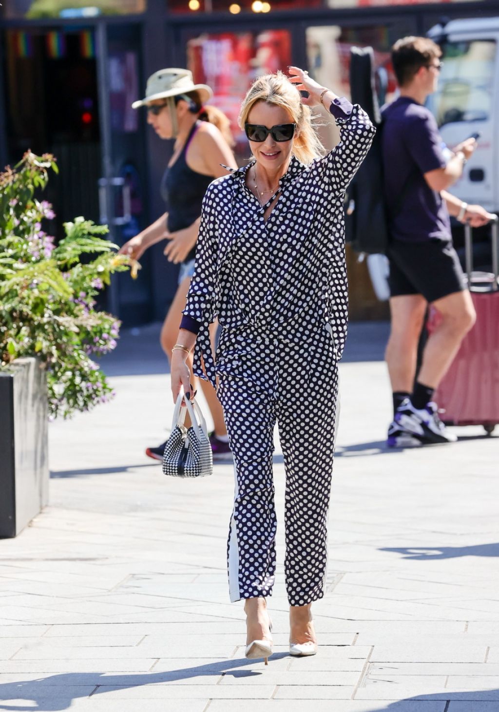 Amanda Holden in Striped Co Ords in London 06/16/2023 • CelebMafia