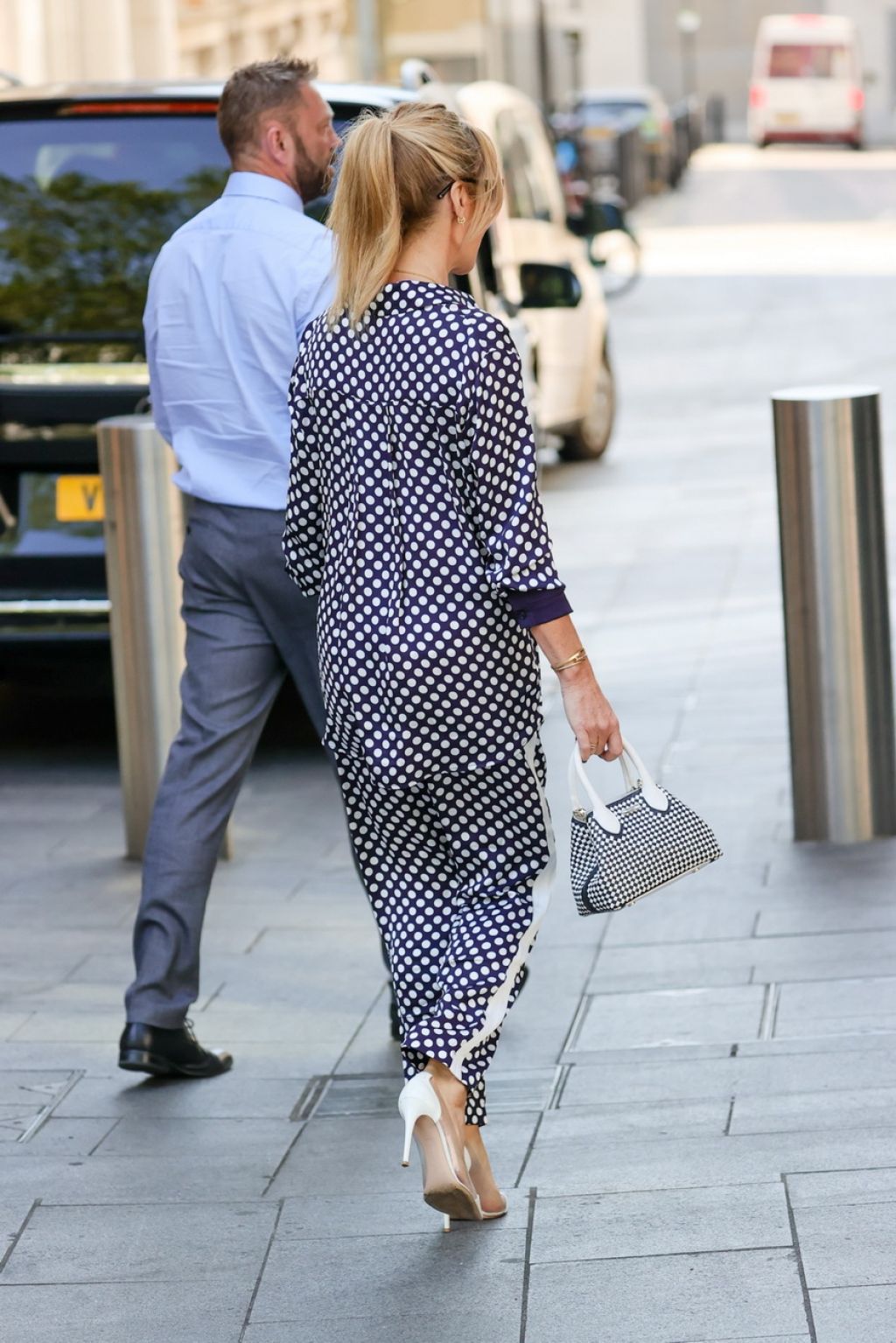 Amanda Holden in Striped Co Ords in London 06/16/2023 • CelebMafia