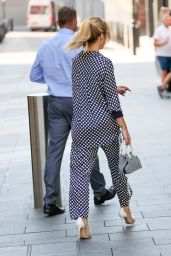 Amanda Holden in Striped Co Ords in London 06/16/2023