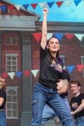 Amber Davies and the Cast of Back to the Future Perform a Selection of Songs in London 06/18/2023