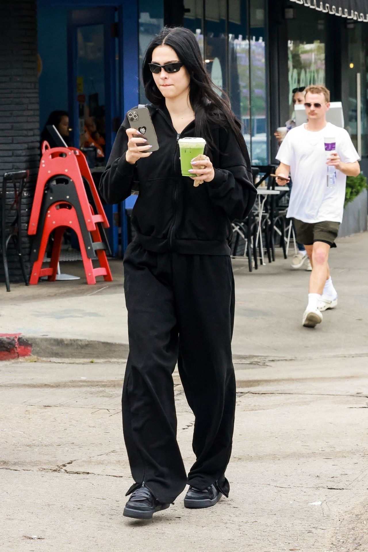 Amelia Hamlin at Maru Coffee in Los Feliz 06/16/2023 • CelebMafia