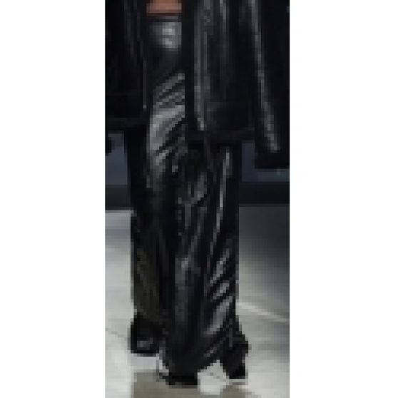 Andrea Damo Fall 2023 Leather Maxi Skirt