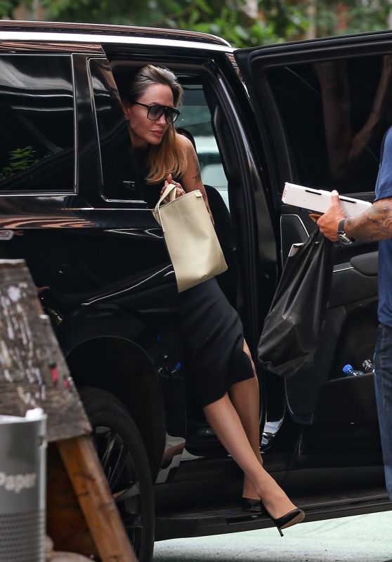 Angelina Jolie Arriving at Her Hotel in New York 06/27/2023