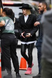 Cara Delevingne - Arrives on the Set of American Horror Story in New York 06/05/2023