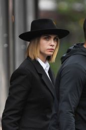 Cara Delevingne - Arrives on the Set of American Horror Story in New York 06/05/2023