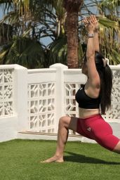 Casey Batchelor - Doing a Workout in Ibiza 06/27/2023