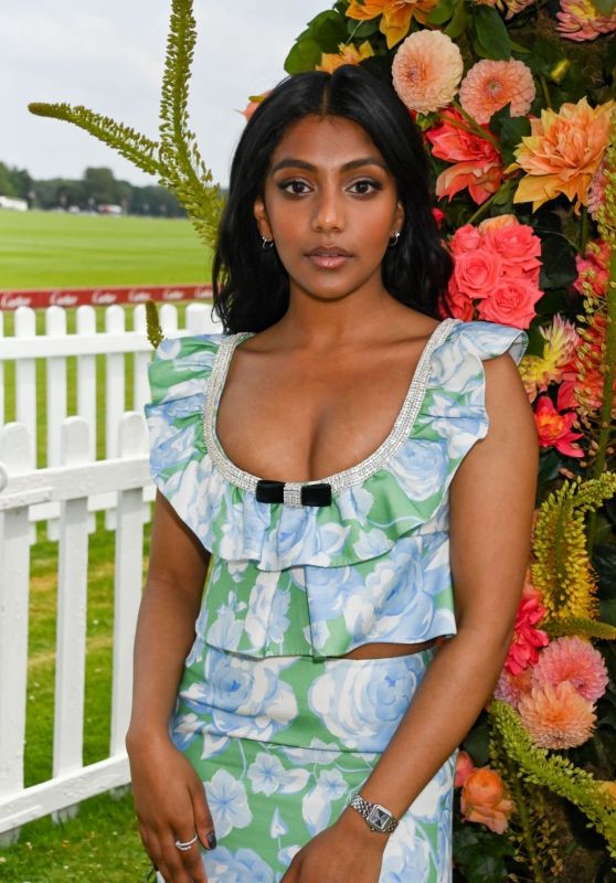 Charithra Chandran - Cartier Queen’s Cup Polo 2023 in Egham 06/18/2023