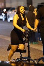 Chloe Bailey - Leaving Kanye’s Surprise Birth-Ye Party in Los Angeles 06/10/2023