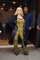 Christina Aguilera - Exits The Greenwich Hotel in New York 06/28/2023