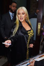 Christina Aguilera - Exits The Greenwich Hotel in New York 06/28/2023