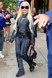 Christina Aguilera in All Black - New York 06/23/2023