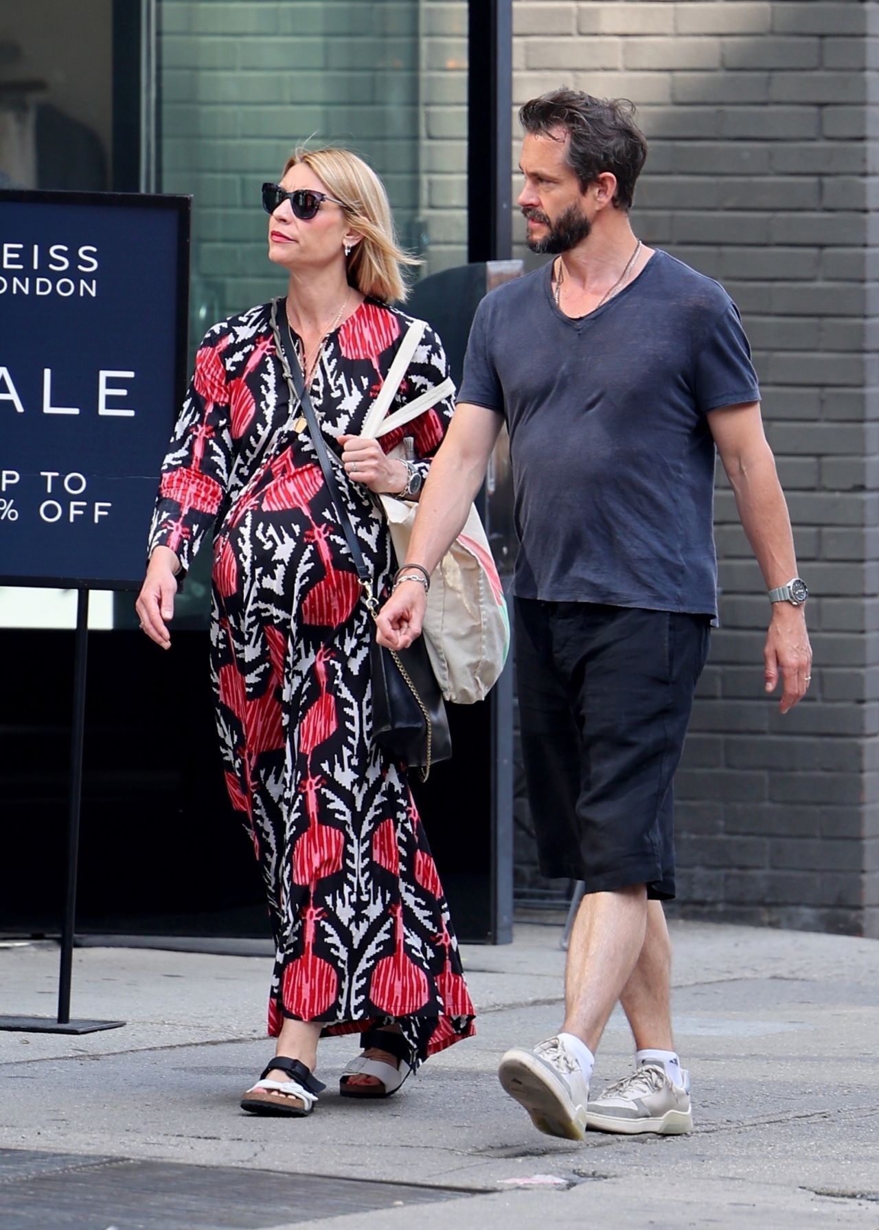 Claire Danes in a Long Flowing Dress - Shopping in the West Village 06 ...