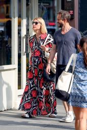 Claire Danes in a Long Flowing Dress - Shopping in the West Village 06/27/2023