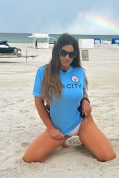 Claudia Romani - Supports Manchester City in Miami 06/09/2023