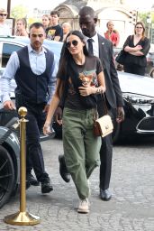 Demi Moore Wearing a Rolling Stones T-Shirt - Paris 06/24/2023