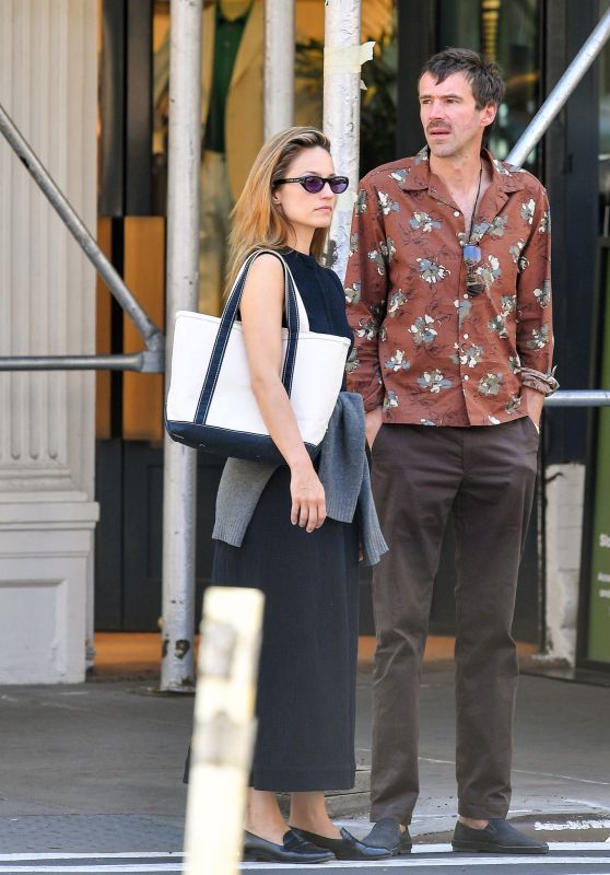 Dianna Agron and Harold Ancart - Out in New York 05/29/2023