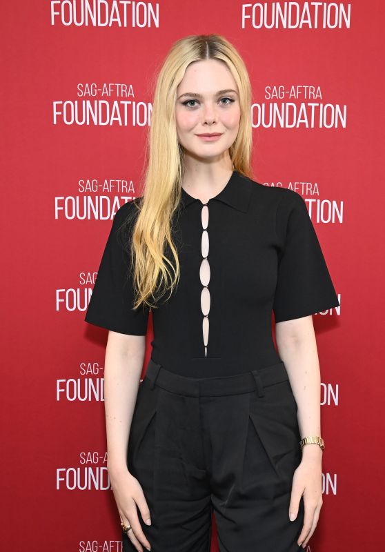 Elle Fanning - SAG-AFTRA Foundation Conversations for "The Great" in Los Angeles 06/13/2023