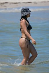 Emeraude Toubia in a Bikini - Beach in Miami 06/14/2023