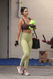 Emily Tosta in Workout Outfit in Los Angeles 10/11/2022