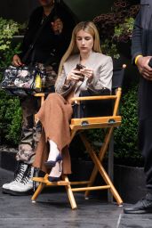 Emma Roberts - "American Horror Stories" Filming Set in Manhattan 06/23/2023