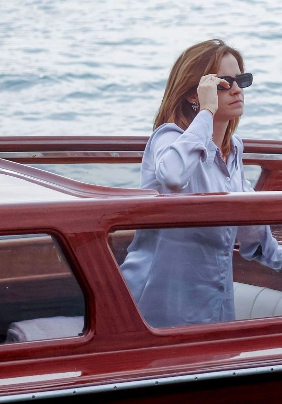Emma Watson - Arrives at the Fondazione Giorgio Cini Onlus at San Giorgio Island in Venice 06/04/2023