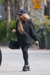 Fergie Wearing an All Black Ensemble in Santa Monica 06/19/2023