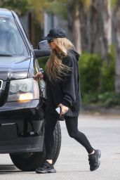 Fergie Wearing an All Black Ensemble in Santa Monica 06/19/2023