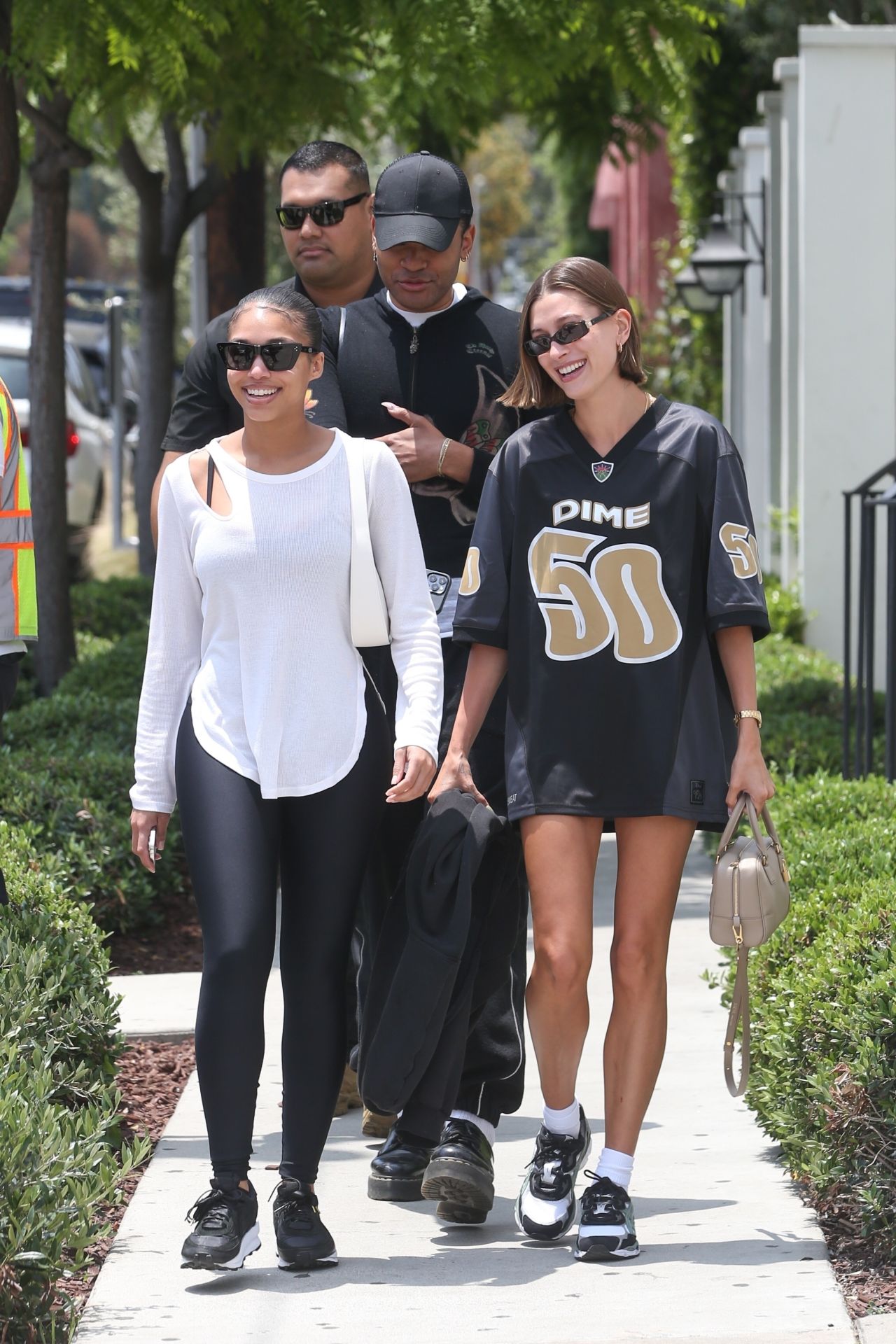 Hailey Rhode Bieber and Lori Harvey at Great White in Los Angeles 06/13