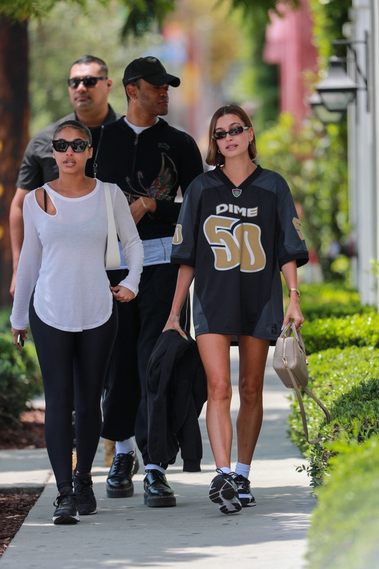 Hailey Rhode Bieber and Lori Harvey at Great White in Los Angeles 06/13