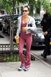 Hailey Rhode Bieber in Workout Outfit in New York 06/16/2023