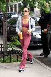 Hailey Rhode Bieber in Workout Outfit in New York 06/16/2023