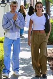 Hailey Rhode Bieber - Leaving the Great White in West Hollywood 06/24/2023