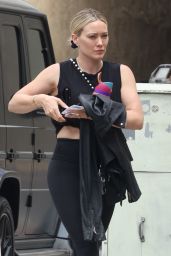 Hilary Duff at a Gym in Studio City 06/02/2023