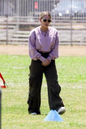 Hilary Duff at a Local Park in Los Angeles 06/16/2023