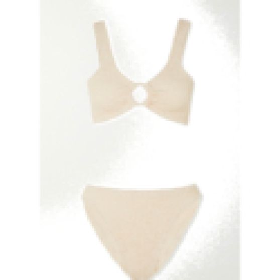 Hunza G + Rose Inc Shalom Seersucker Bikini