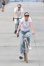 Jennifer Connelly on a Bike Ride in New York 06/19/2023