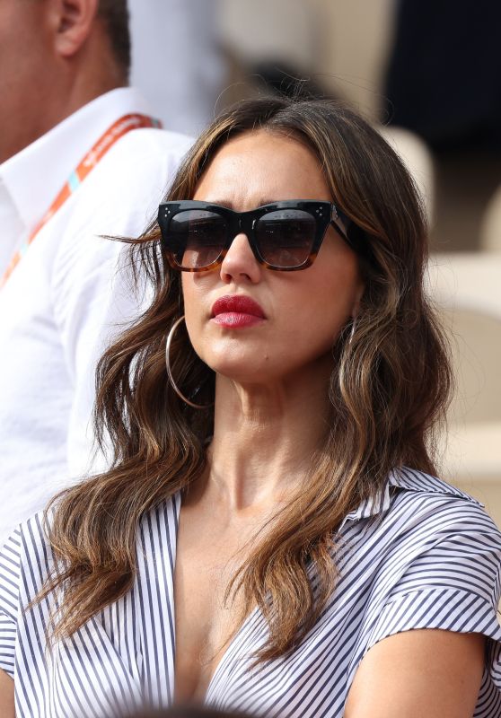 Jessica Alba - French Open Roland Garros 2023 in Paris 06/10/2023